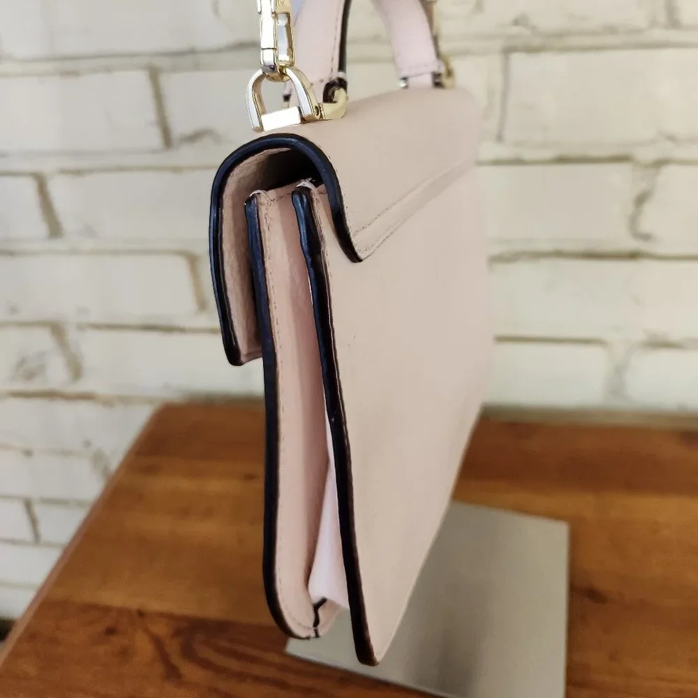 Euc Kate Spade NY Browning Lane Suna Pink Leather Crossbody Bag Purse